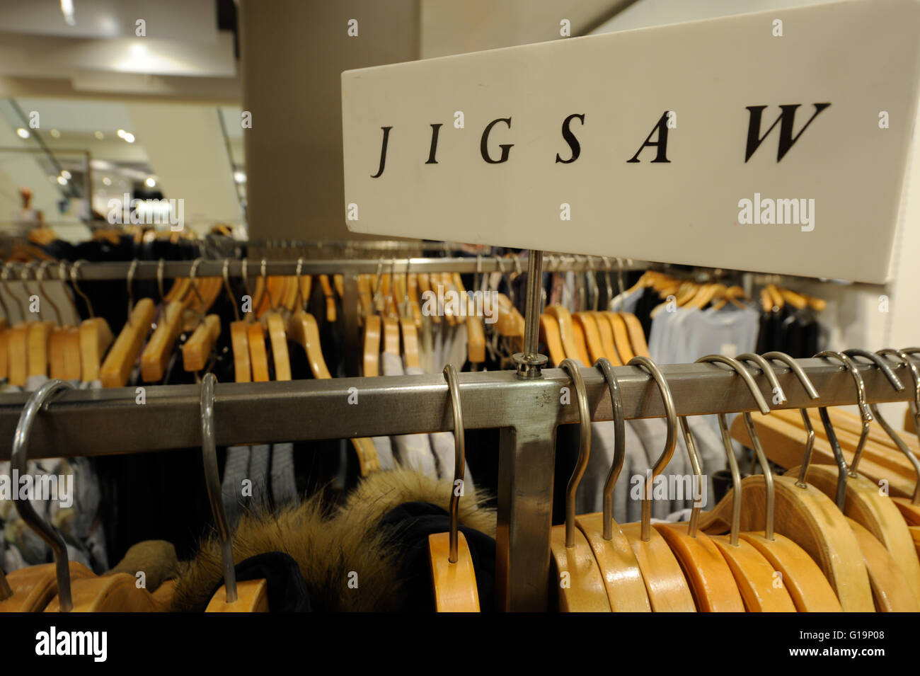 Abbigliamento, vestiti,abbigliamento,UK,Jigsaw Foto Stock