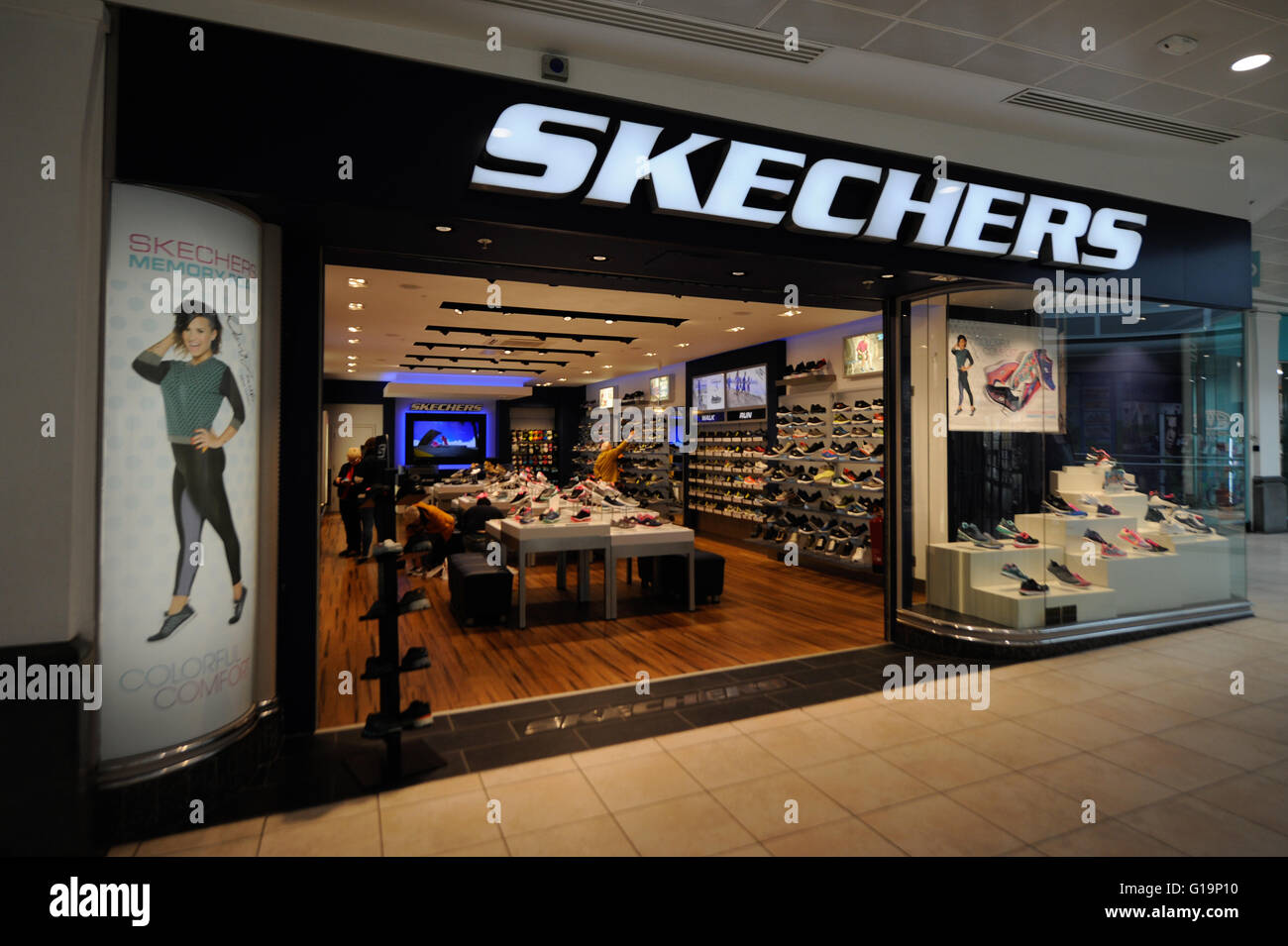 Skechers,calzature,UK Foto Stock