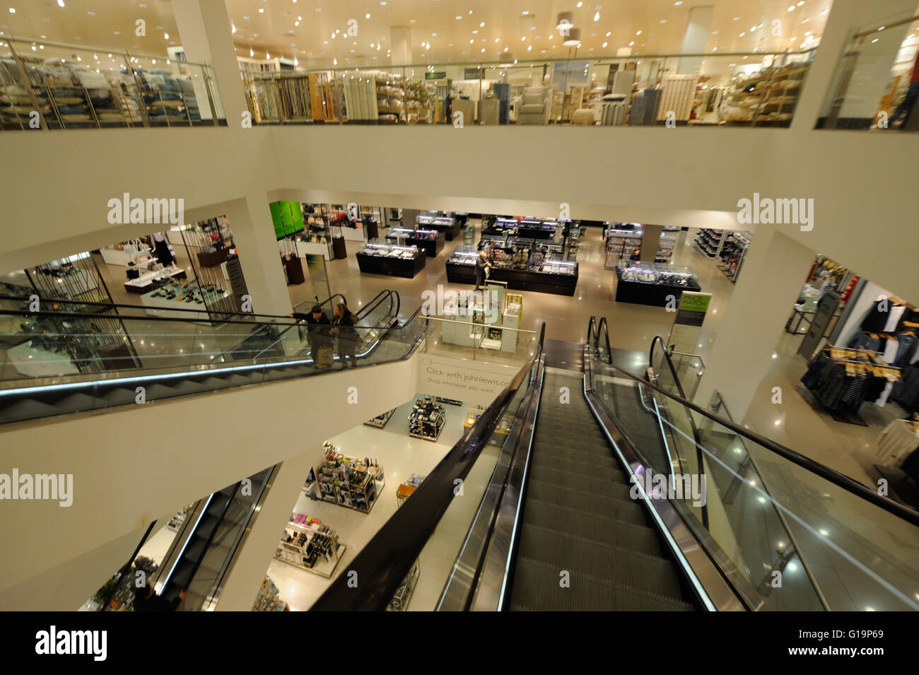 John Lewis, department store,UK Foto Stock