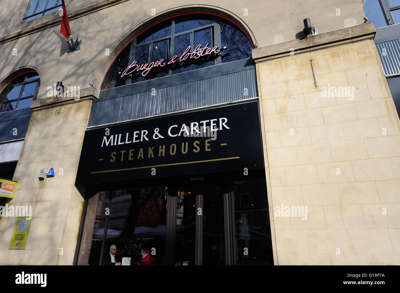 Miller & Carter steakhouse,ristorante,REGNO UNITO Foto Stock