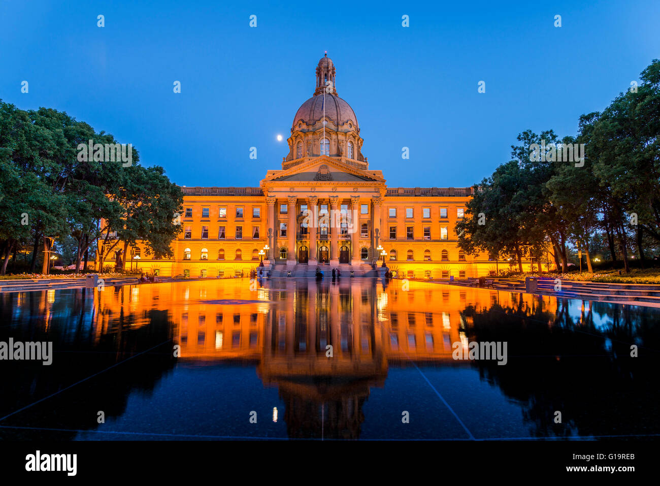 Legislatore Alberta, Edmonton, Alberta, Canada Foto Stock