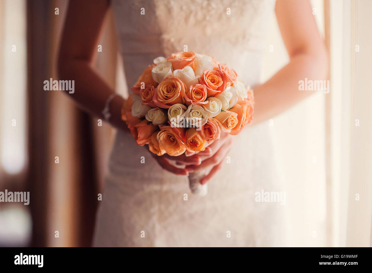 Wedding bouquet della sposa Foto Stock