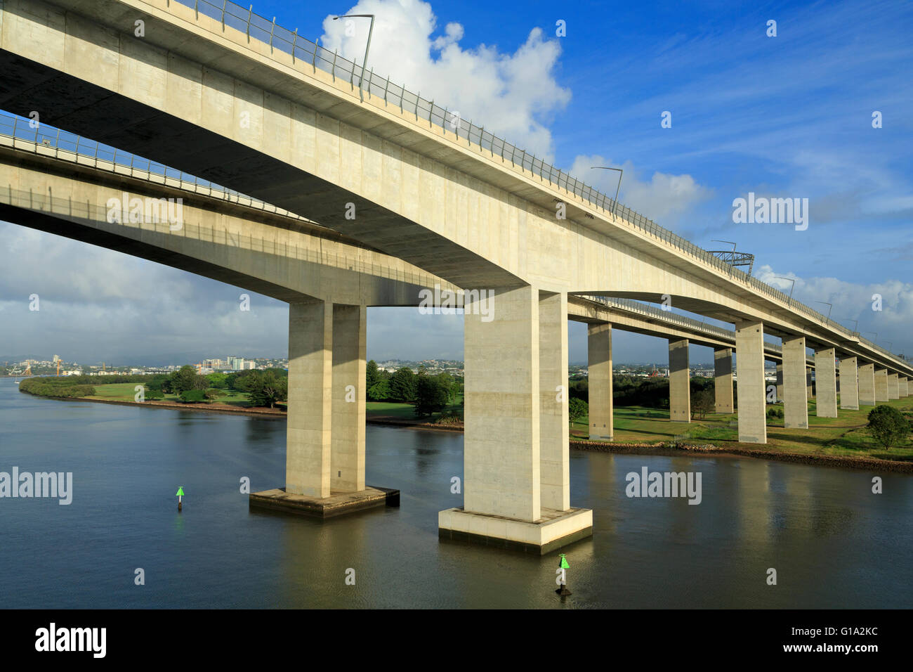 Gateway ponte sopra il fiume Brisbane, Brisbane, Queensland, Australia Foto Stock