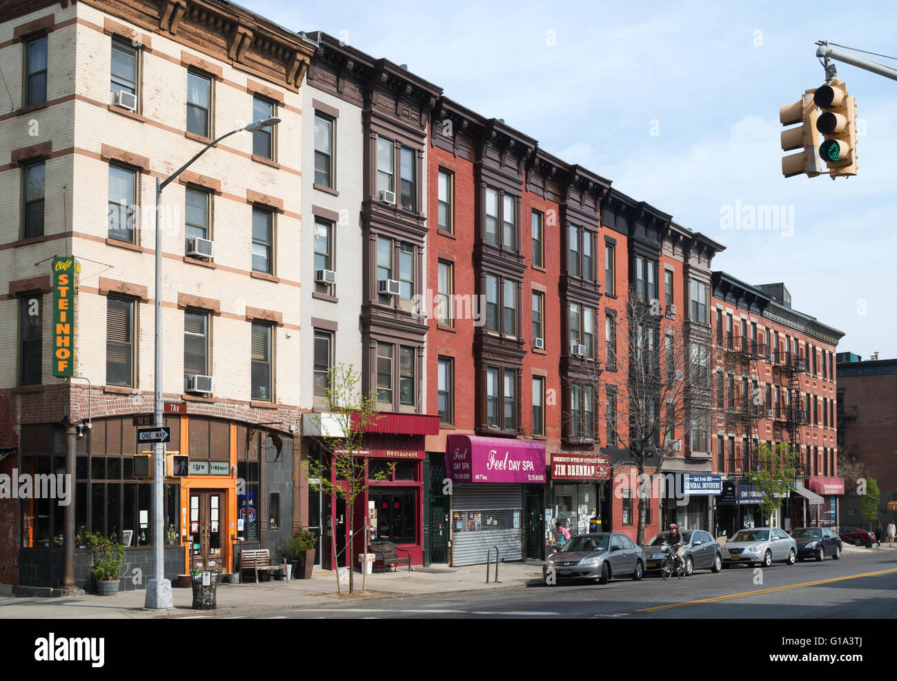 Settima Avenue Brooklyn, New York, Stati Uniti d'America Foto Stock