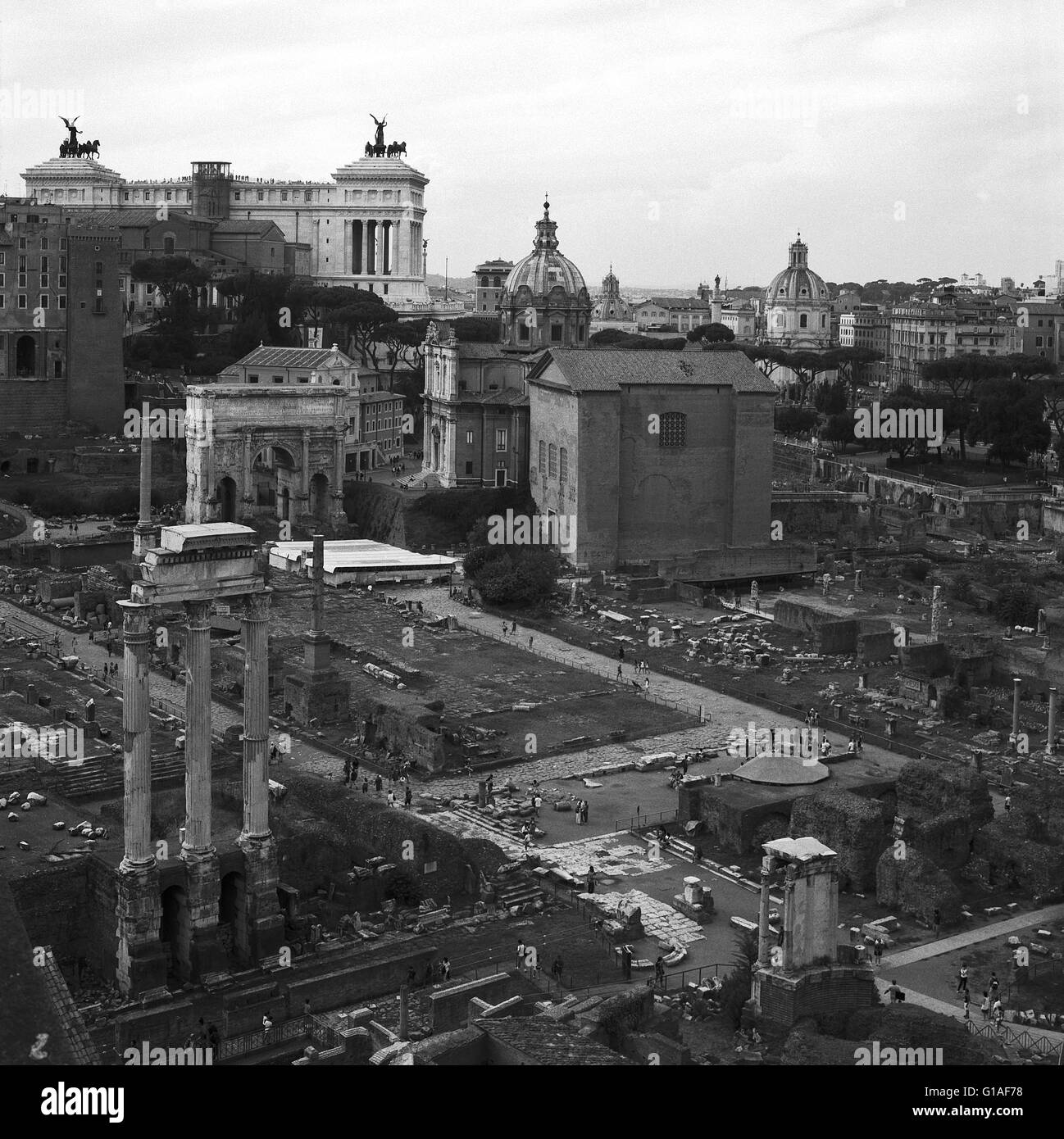 Foro Romano, Roma, 2015 Foto Stock