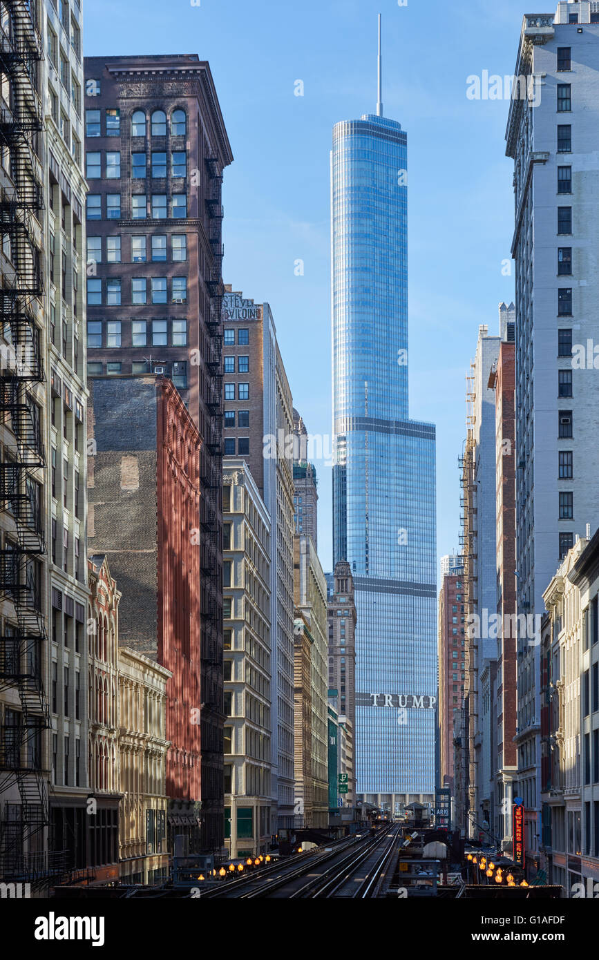 Trump Tower a Chicago, IL Foto Stock