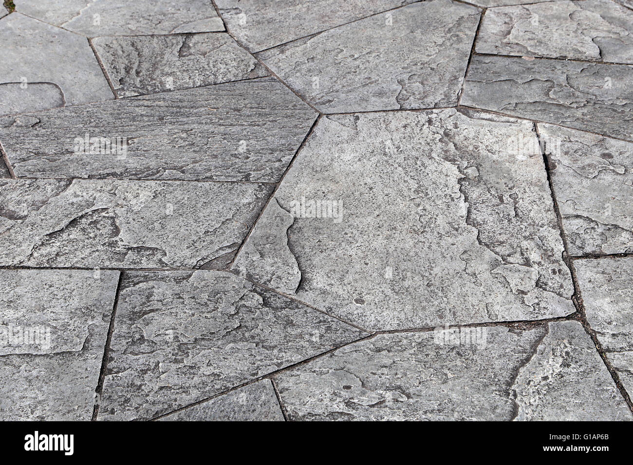 Pavimento in pietra struttura Foto Stock