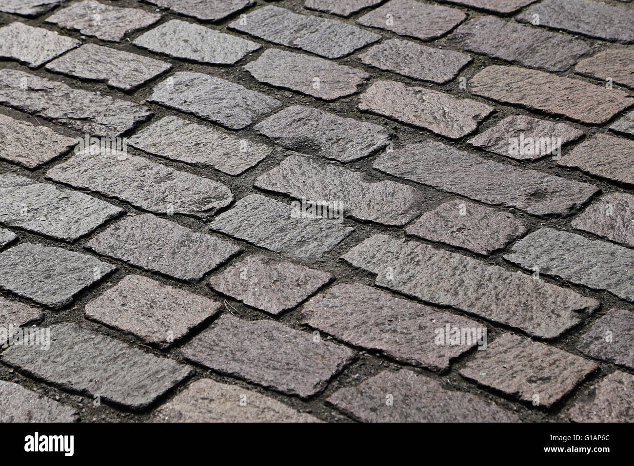 Pavimento in pietra struttura Foto Stock