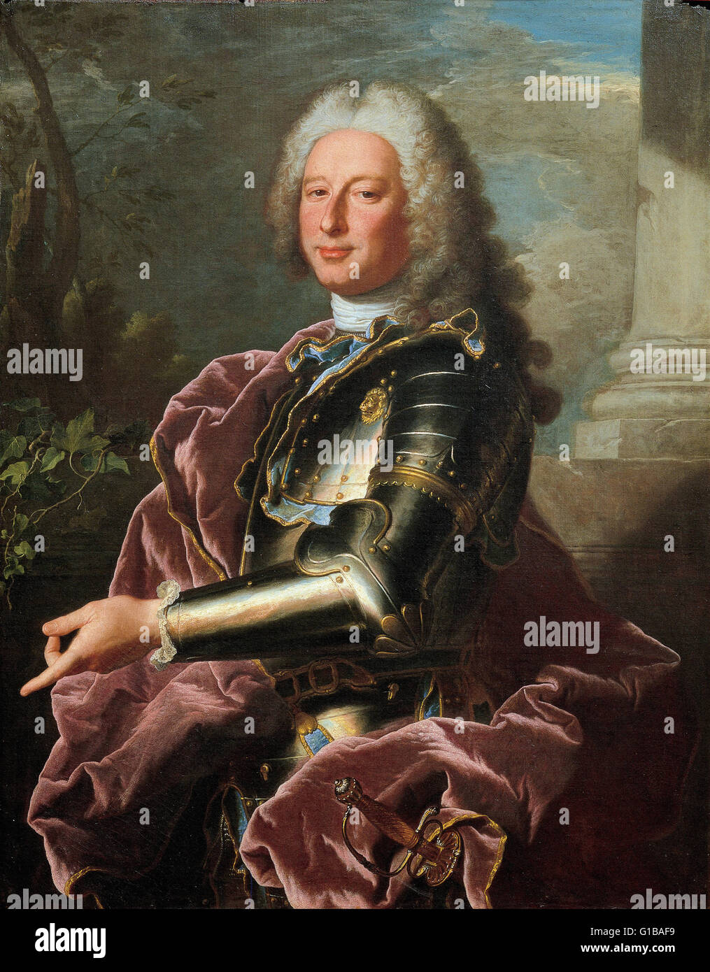 Hyacinthe Rigaud Il duomo - Gio. Francesco II Brignole-Sale - Musei di Strada Nuova Genova Foto Stock