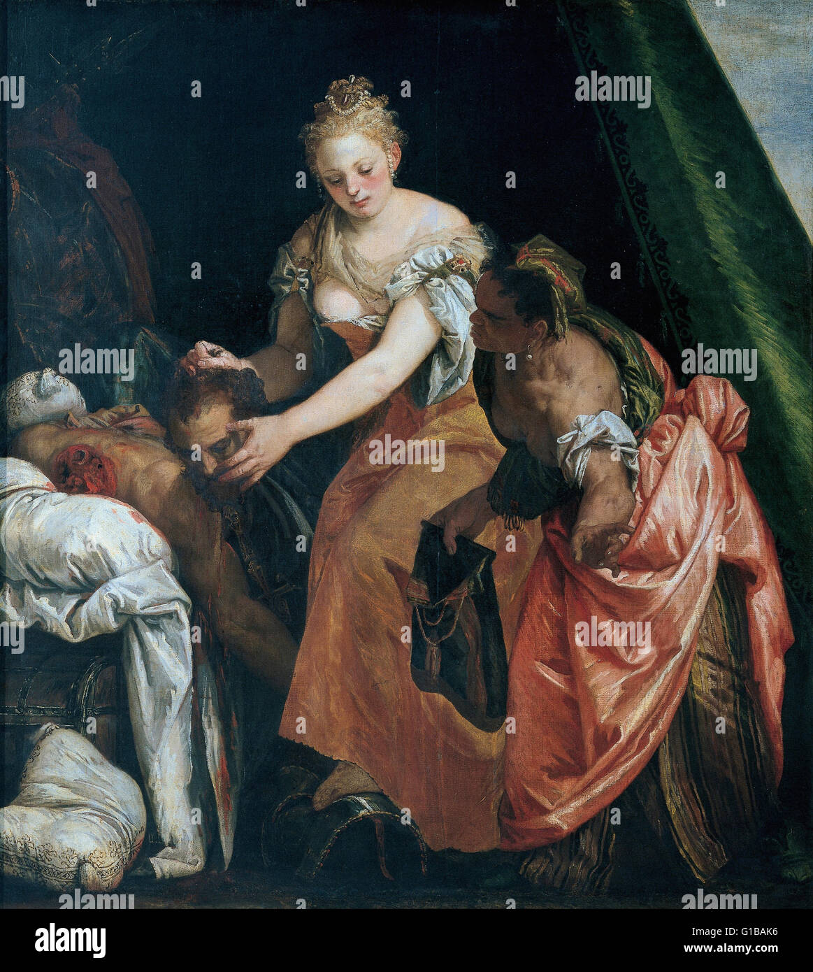 Veronese (Paolo Caliari) - Giuditta e Oloferne - Musei di Strada Nuova Genova Foto Stock