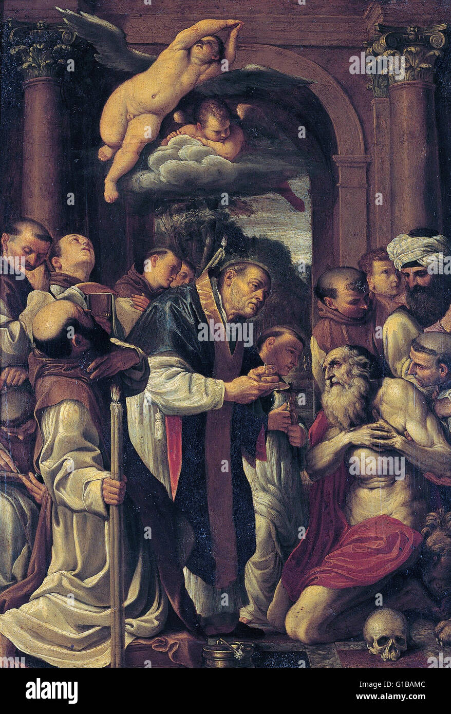 La comunione di san Girolamo - Musei Capitolini di Roma Foto Stock