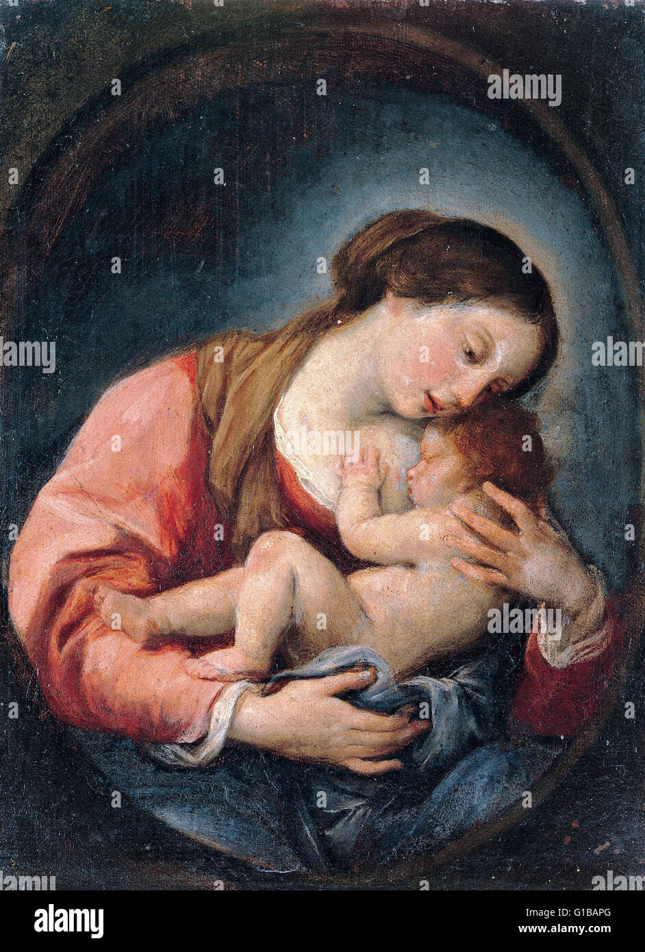 Giovanni Bonati - Madonna con Bambino - Musei Capitolini di Roma Foto Stock