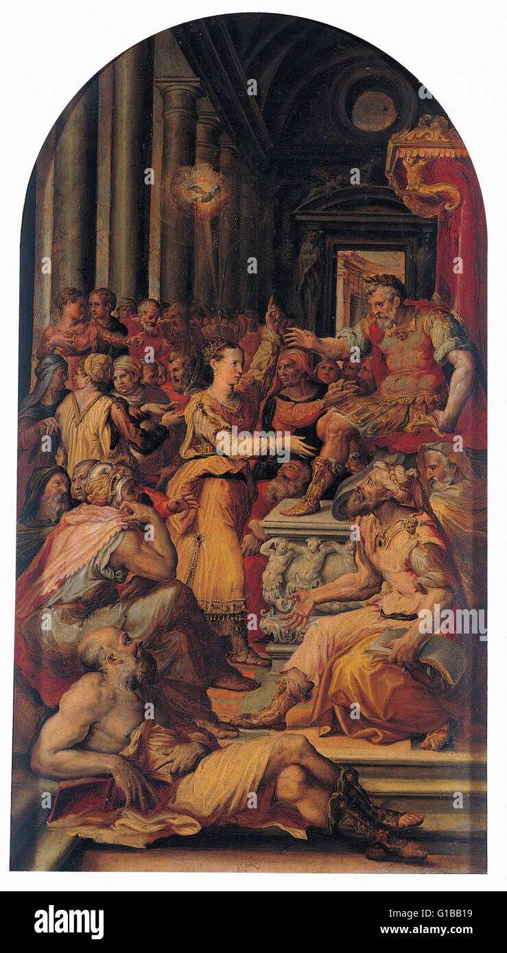 Prospero Fontana - la disputa di Santa Caterina - Musei Capitolini di Roma Foto Stock