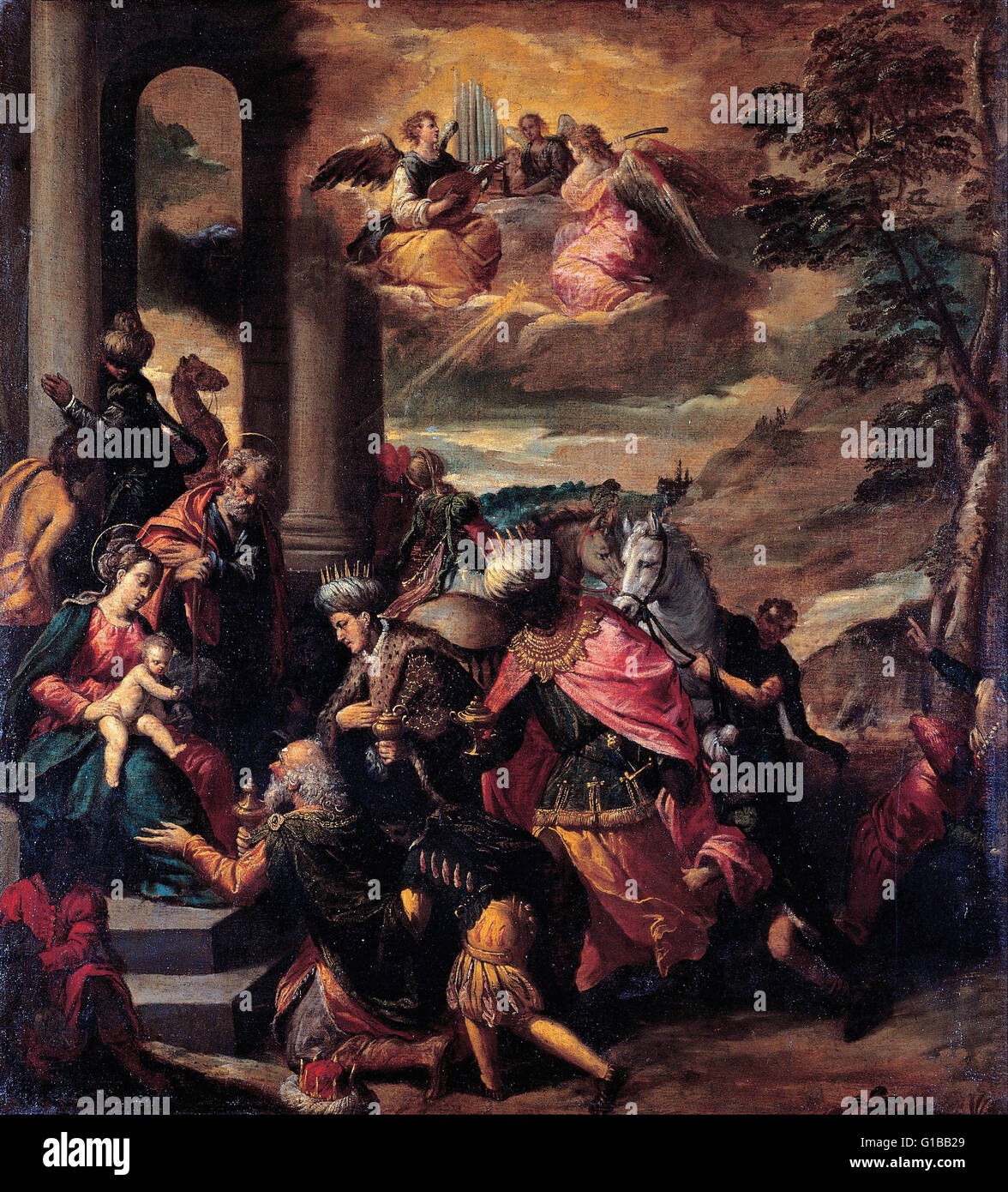 Scarsellino - Adorazione dei Magi 2 - Musei Capitolini di Roma Foto Stock