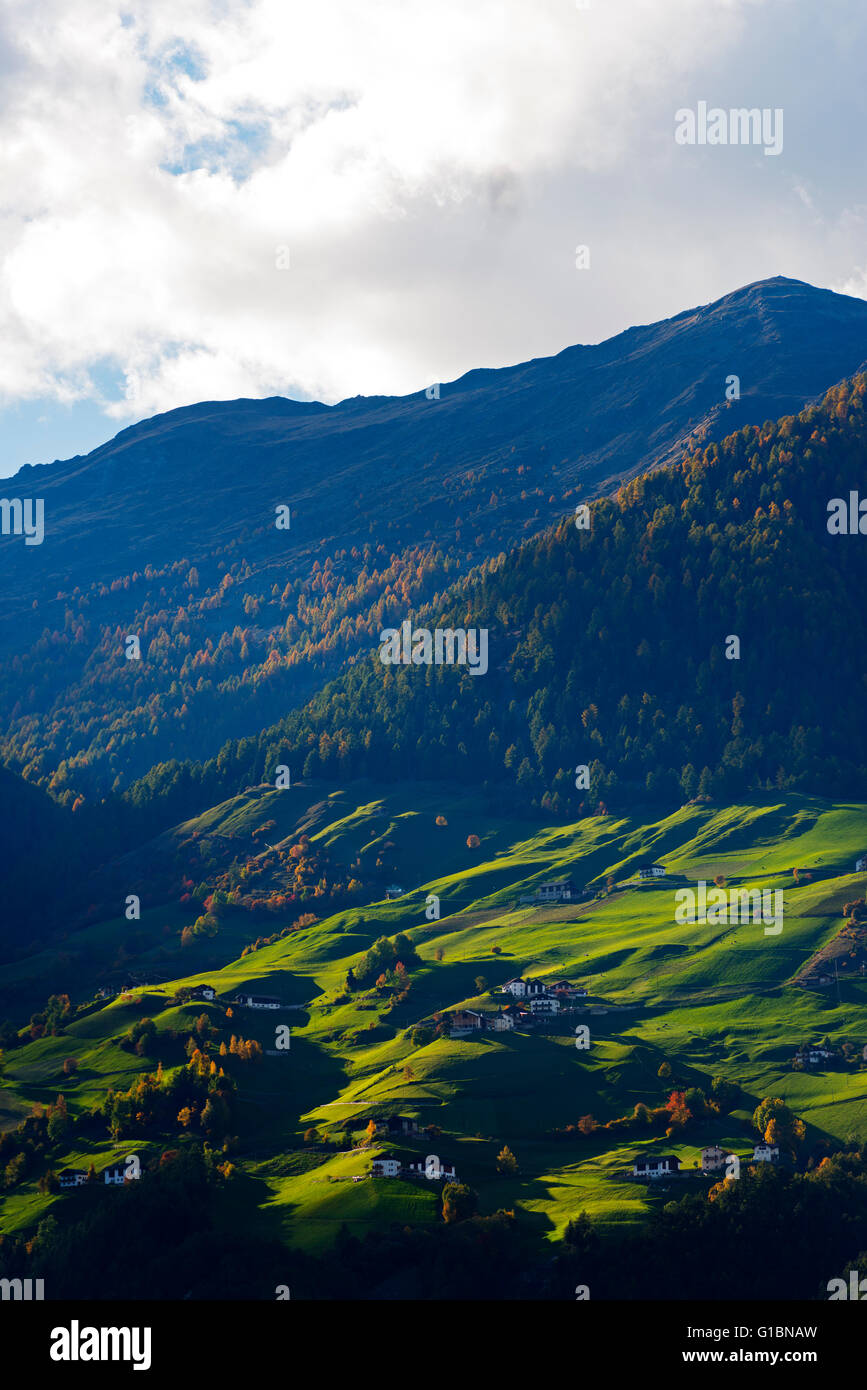 L'Europa, Italia, Alpi Italiane, scenario di autunno Foto Stock