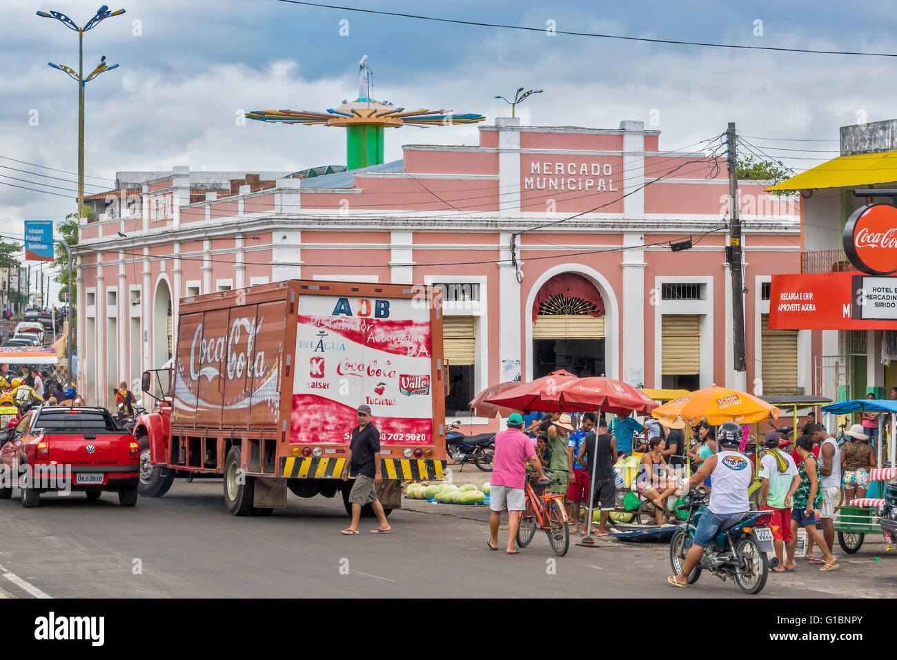 Mercato Comunale Parintins Brasile Foto Stock