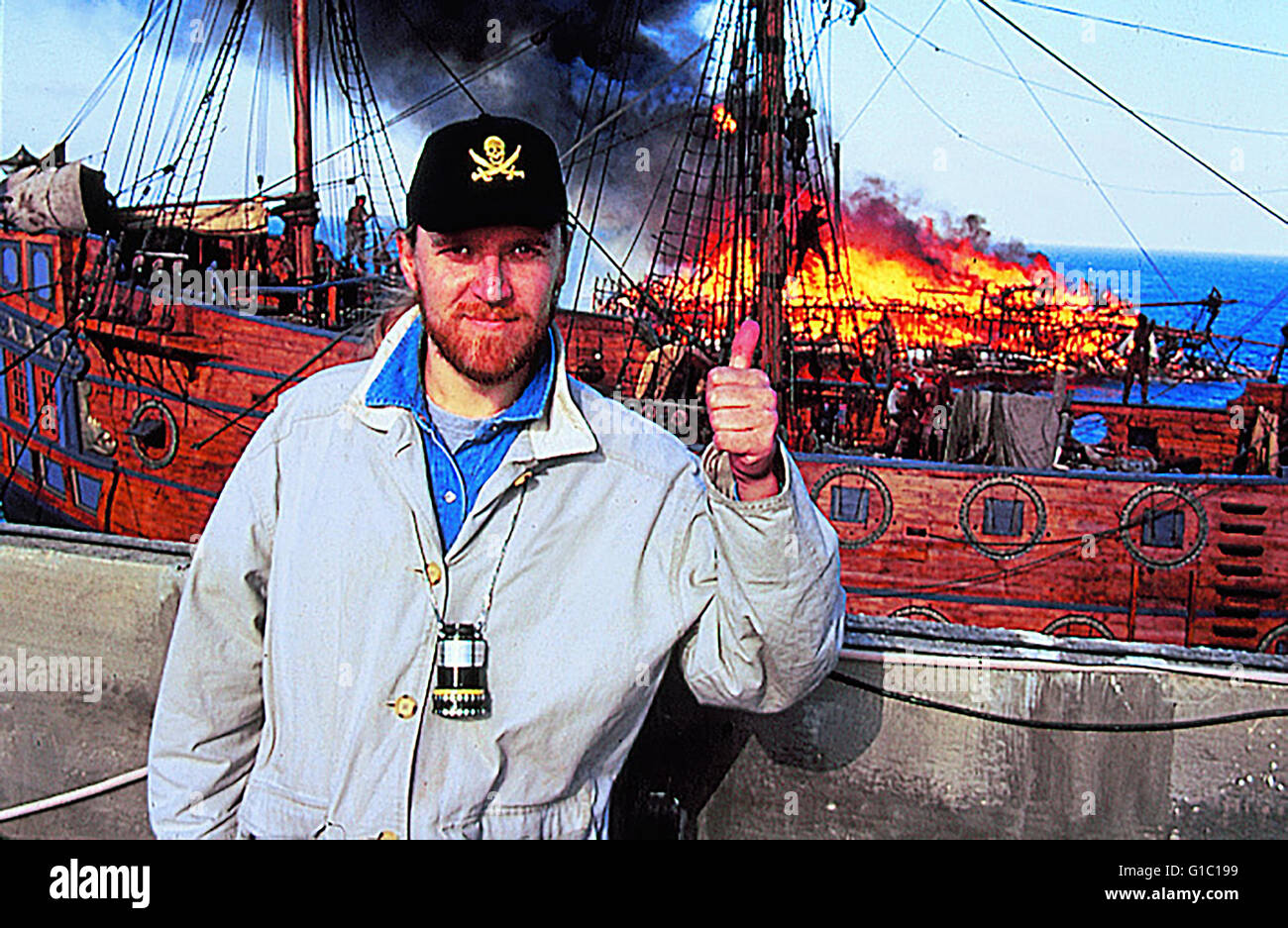 Piratenbraut, Die / Renny Harlin / Set, Foto Stock