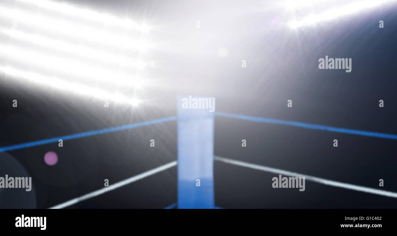 Immagine digitale di un angolo di anello Foto Stock