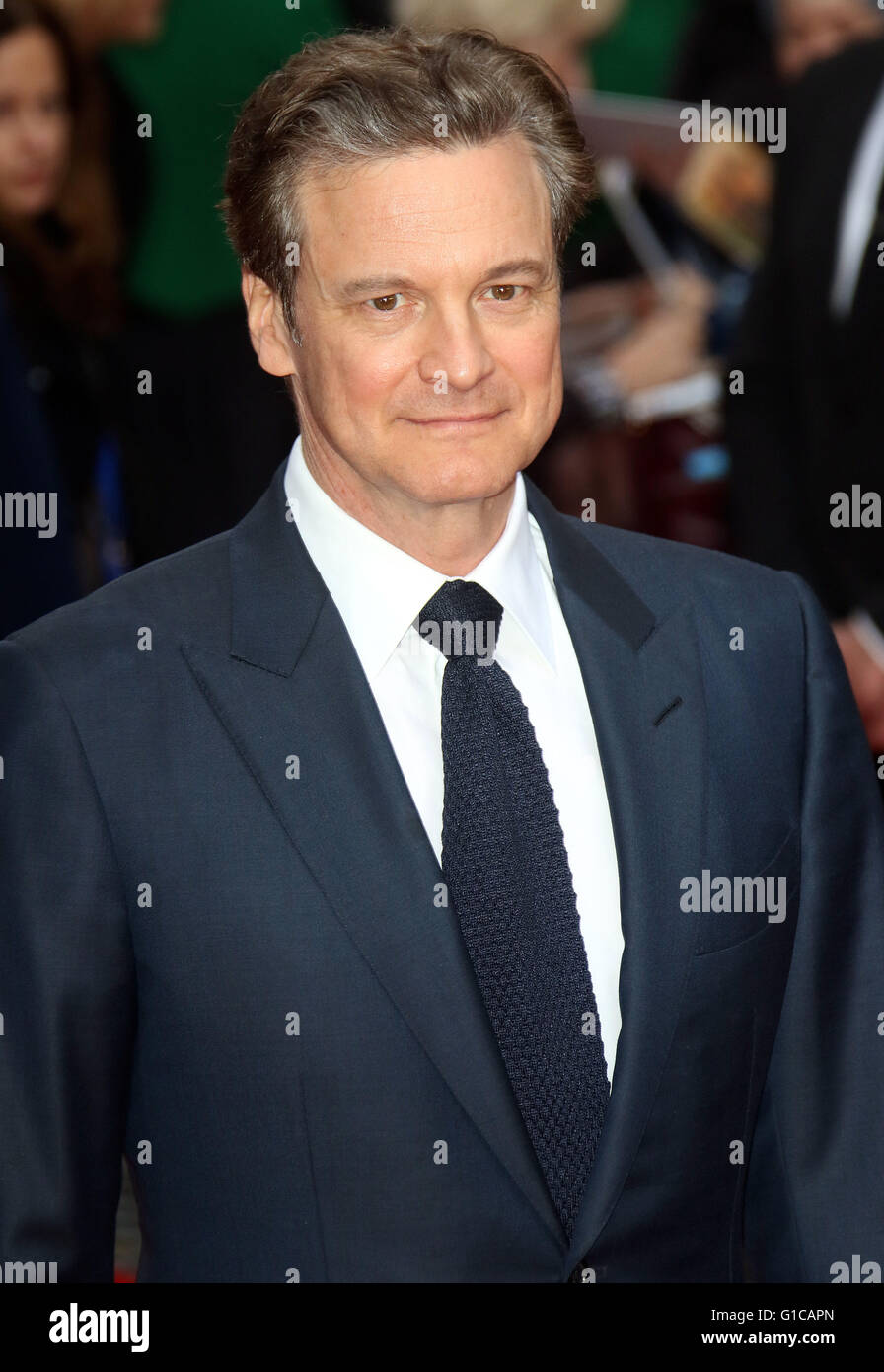 Aprile 11, 2016 - Colin Firth frequentando l'occhio nel cielo UK Premiere a Curzon, Mayfair di Londra, Regno Unito. Foto Stock