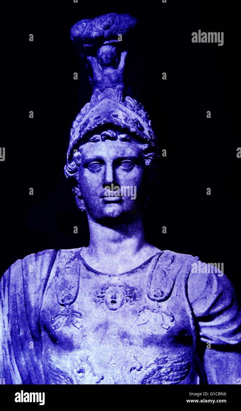 Statua di Alessandro III di Macedon (365-323 a.C.) re del greco antico regno di Macedon e un membro della dinastia Argead. Foto Stock