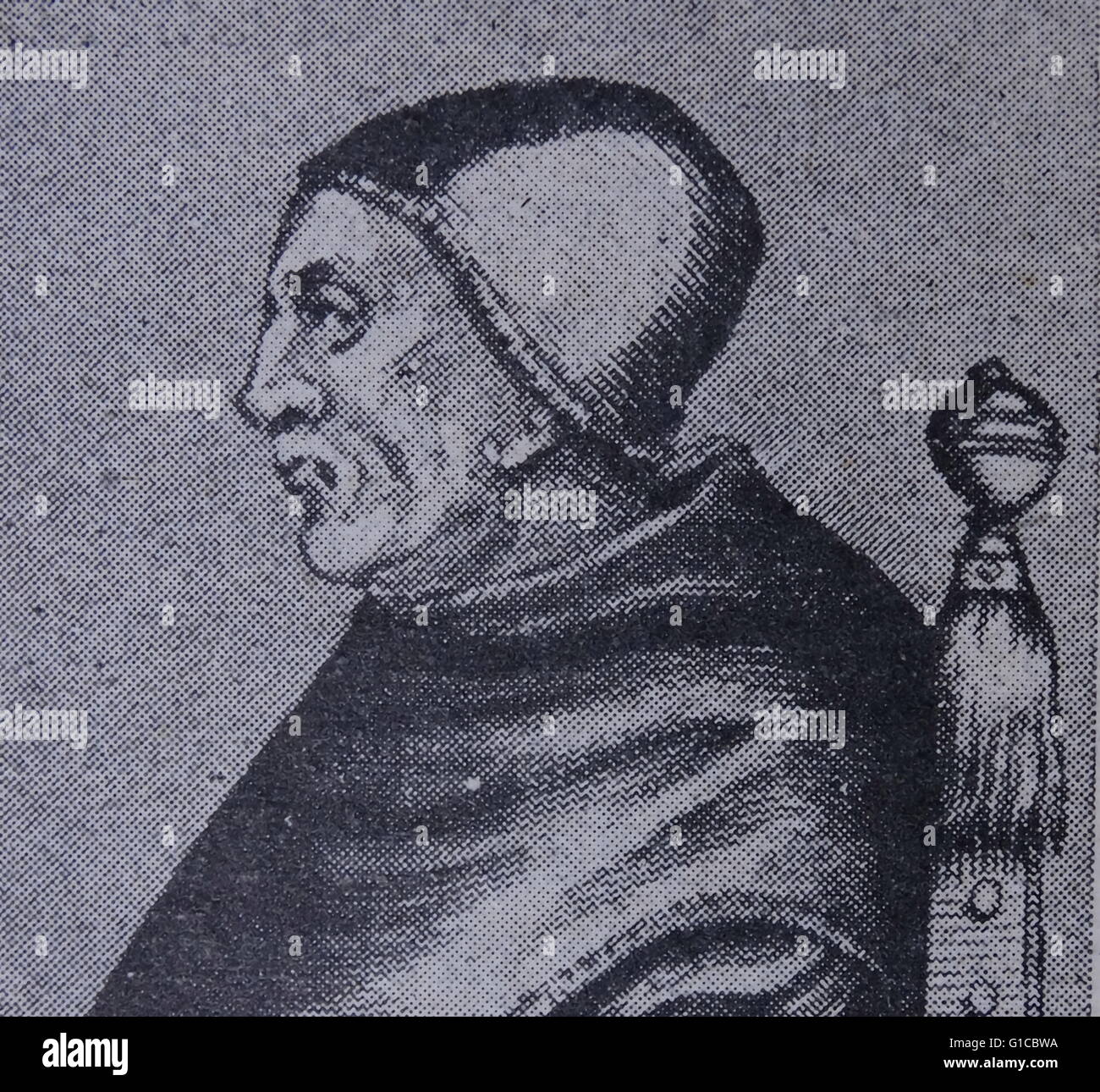 Ritratto di papa Sisto IV (1414-1484) nato Francesco della Rovere. Datata xv secolo; Foto Stock