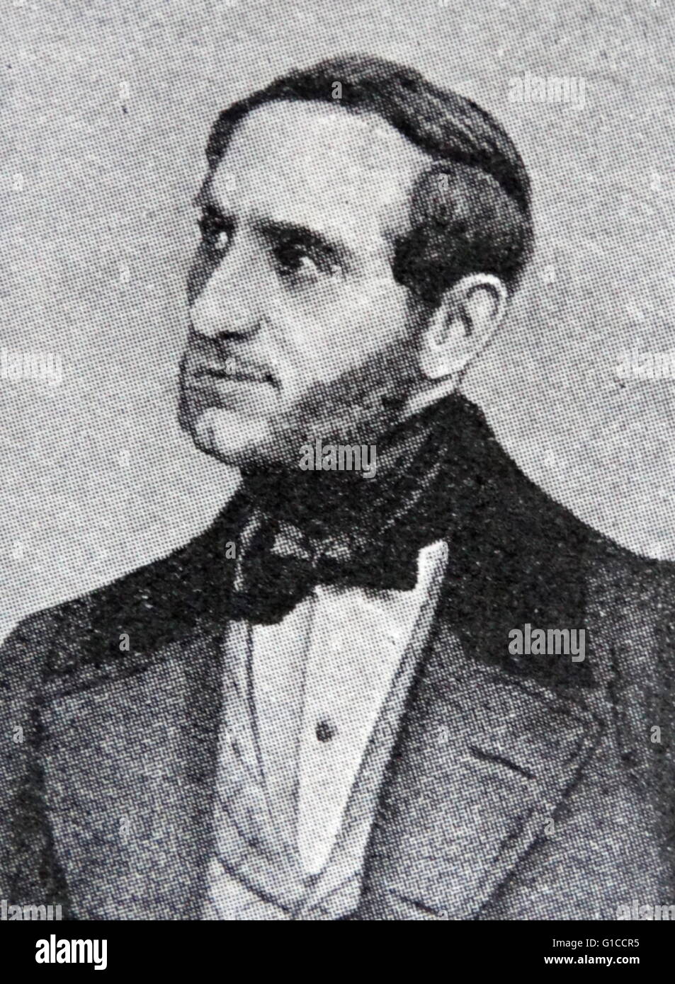 Ritratto di Anton von Schmerling (1805-1893) statista austriaco. Datata del XIX secolo Foto Stock