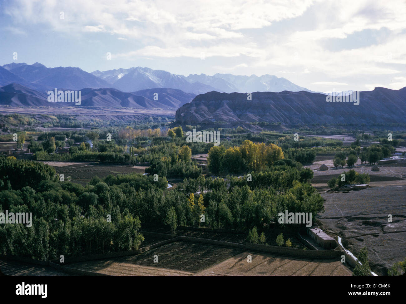 Valle di Bamiyan e il Koh-i-Baba, Afghanistan, 1974 Foto Stock