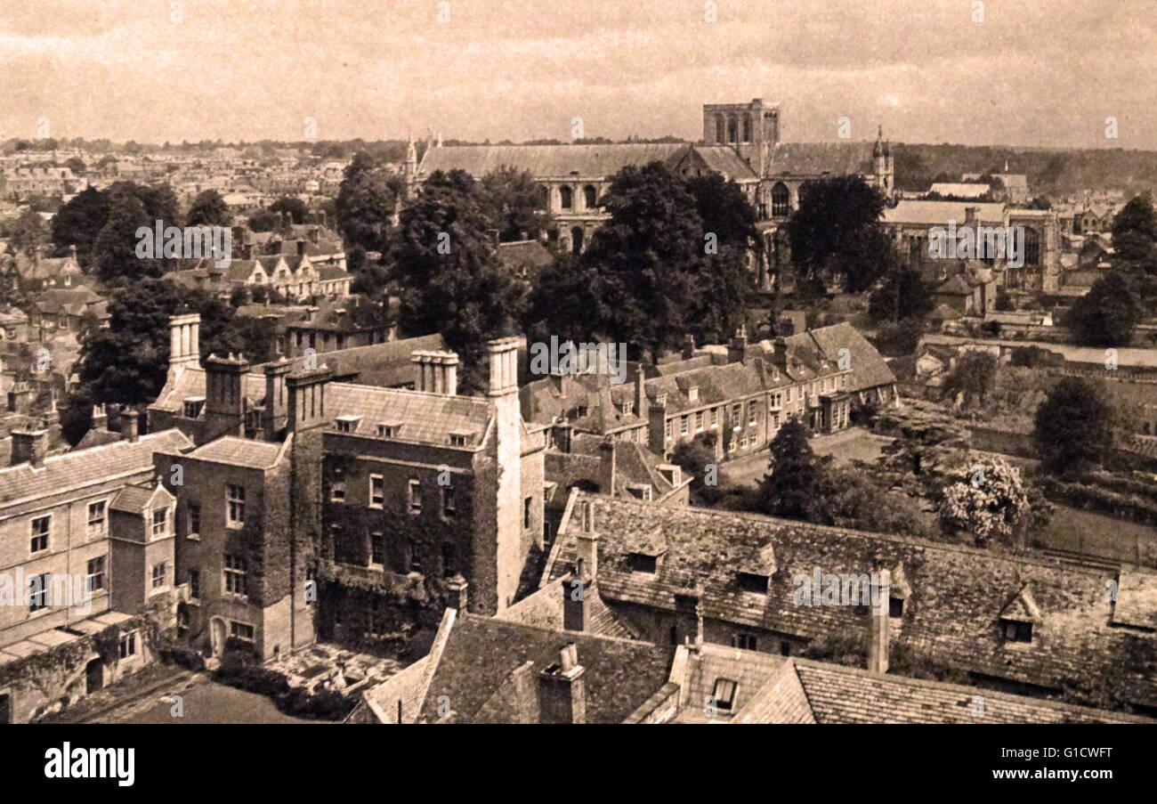 Stampa fotografica showin Winchester Cathedral, una chiesa di Inghilterra nella cattedrale di Winchester. Foto Stock