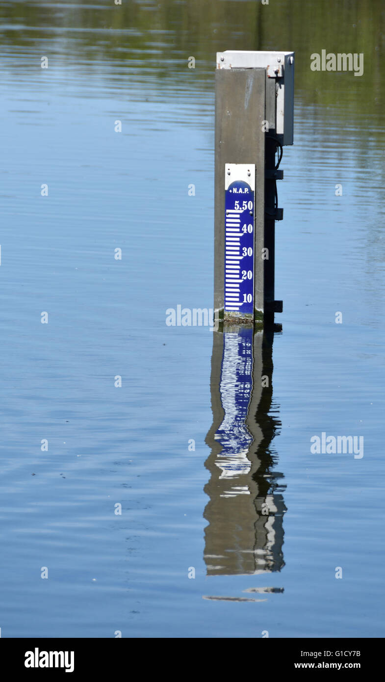 Il lago nelle dune tra L Aia (Scheveningen) - Wassenaar Paesi Bassi olandese mare dune di sabbia sulla spiaggia di difesa costiera Foto Stock