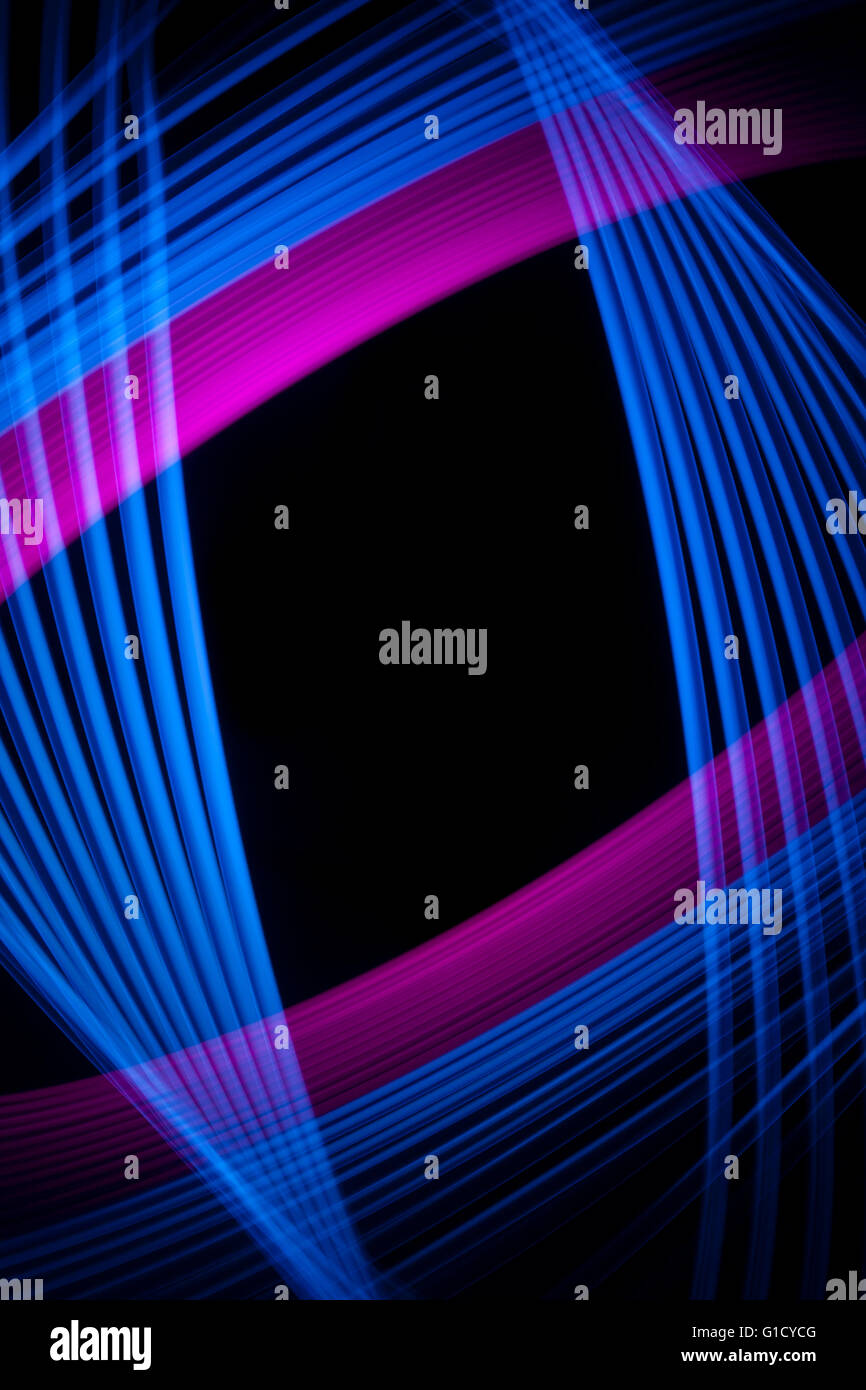 Un blu e rosa Physiogram Foto Stock