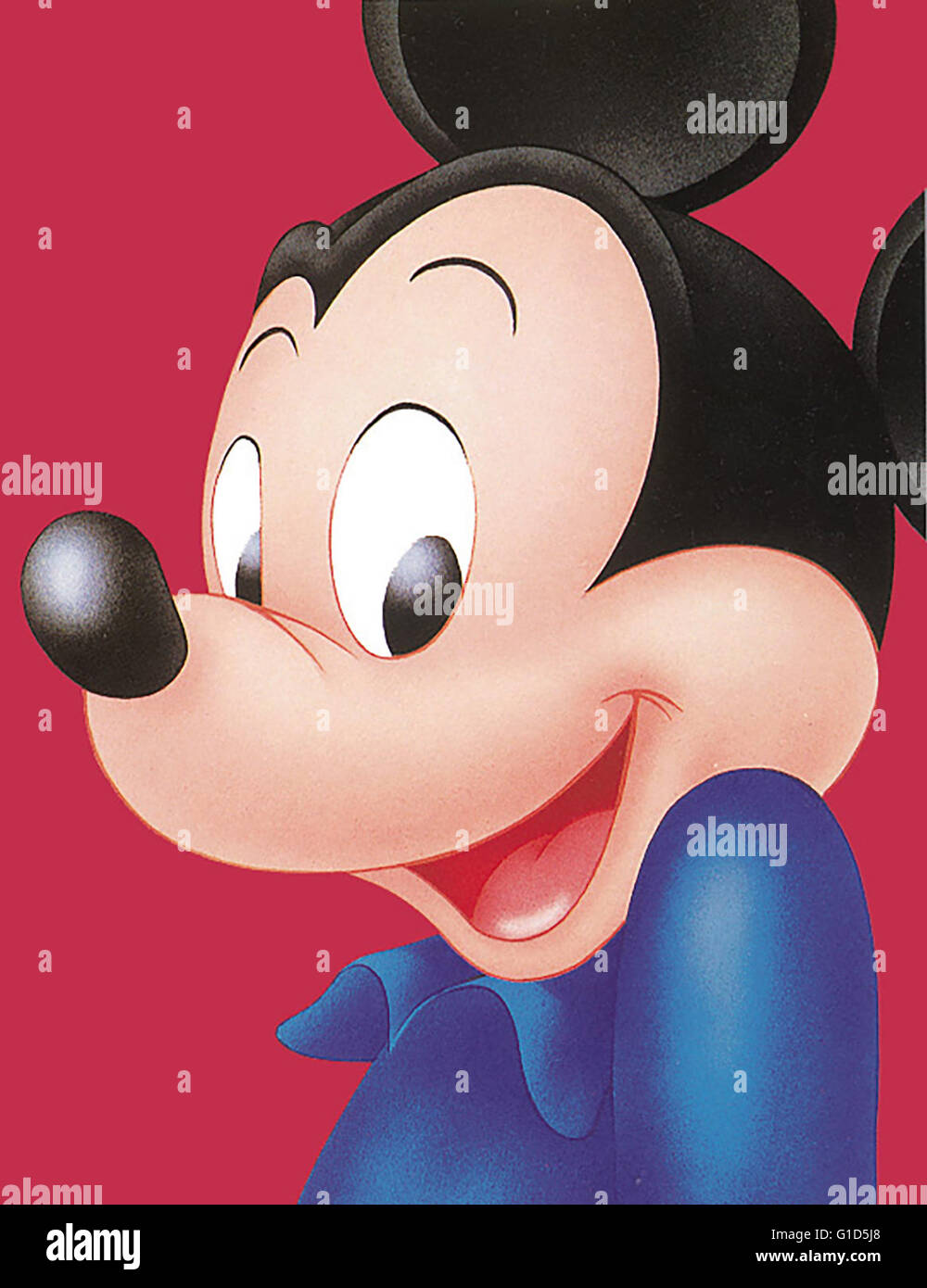 Hier ist Mickey / Mickey Mouse / Zeichentrickfigur, Foto Stock