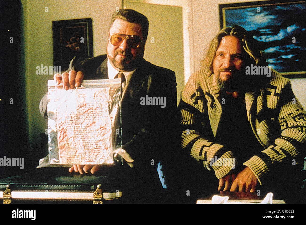 Grande Lebowski, / John Goodman / Jeff Bridges, Foto Stock