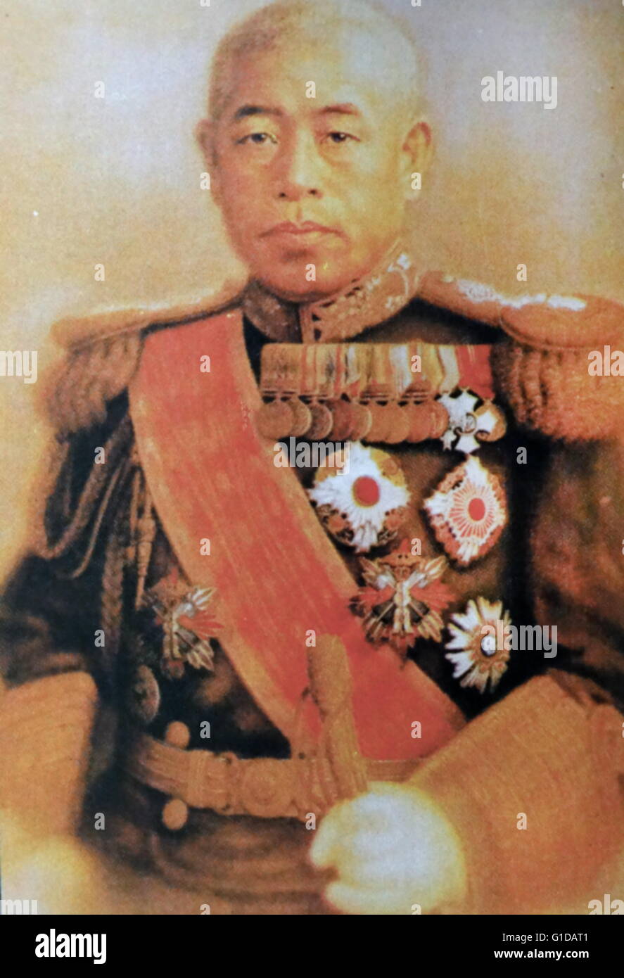 Admiral Isoroku Yamamoto. Nominato comandante della flotta combinata nel 1939. Egli ha contribuito allo sviluppo della navale Giapponese e forze aeree e concepì l'attacco di Pearl Harbor. Foto Stock