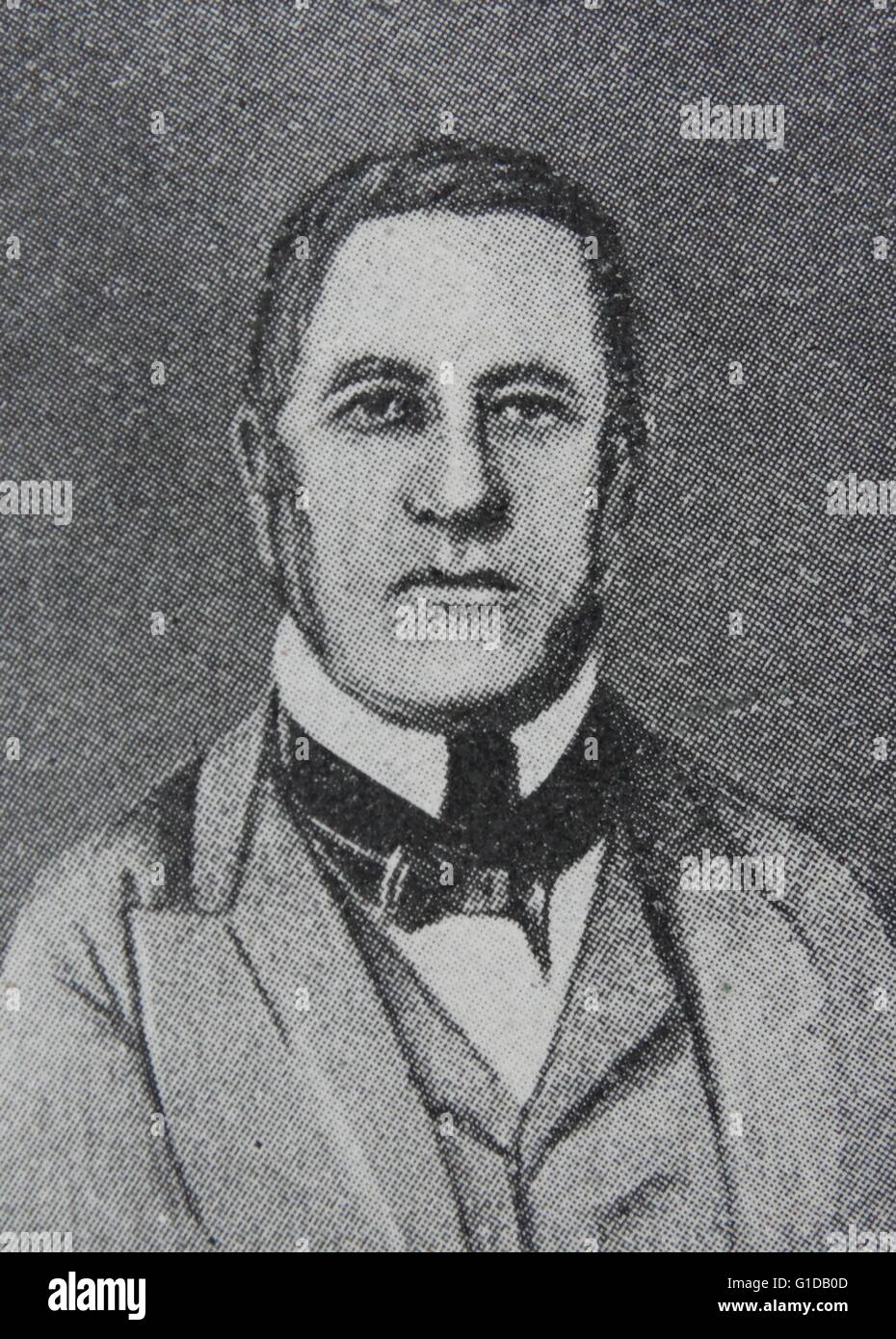 Lo storico Palacky. Ceco storico e politico, Franz Palacky (1798-1876) divenne influente presso la corte imperiale di Olmutz. Foto Stock