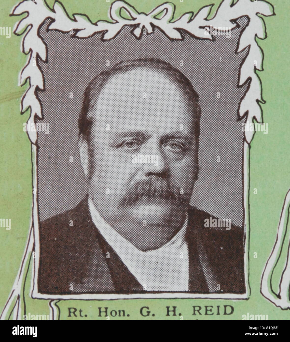 Sir George Houstoun Reid, GCB, GCMG, KC (25 febbraio 1845 - 12 settembre 1918) era un politico australiano, premier del Nuovo Galles del Sud e il quarto Primo Ministro dell'Australia Foto Stock