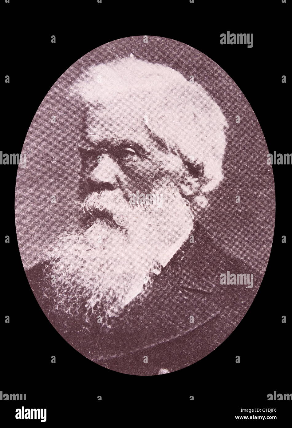 Sir Henry Parkes. Ex premier del Nuovo Galles del Sud e il padre della Federazione australiana che è stato consumato il 1 gennaio 1901. Foto Stock