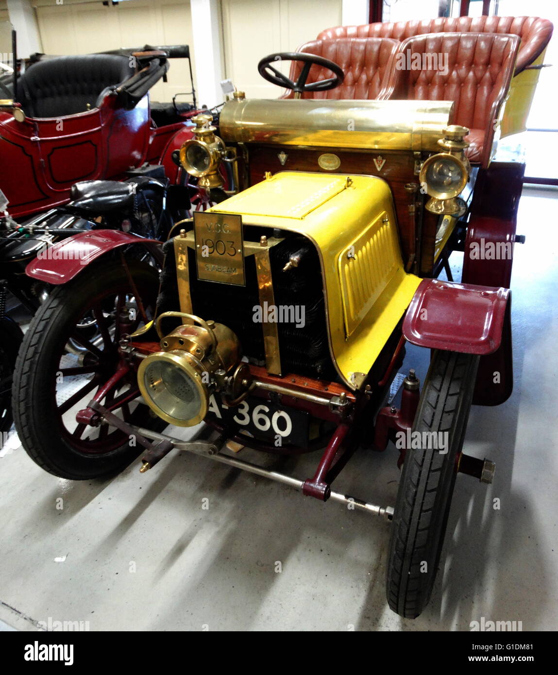 Sunbeam biposto Tourer. La vettura ha gareggiato in più Londra a Brighton veterano auto corre. Realizzato da Sunbeam Motor Company. In data xx secolo Foto Stock