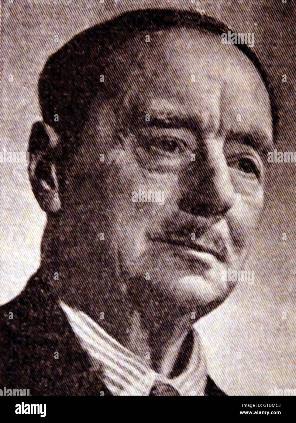 Ritratto di Herbert George Wells (1866-1946) un prolifico scrittore inglese del romanzo, la storia, la politica e il commento sociale, libri di testo e generi. In data xx secolo Foto Stock