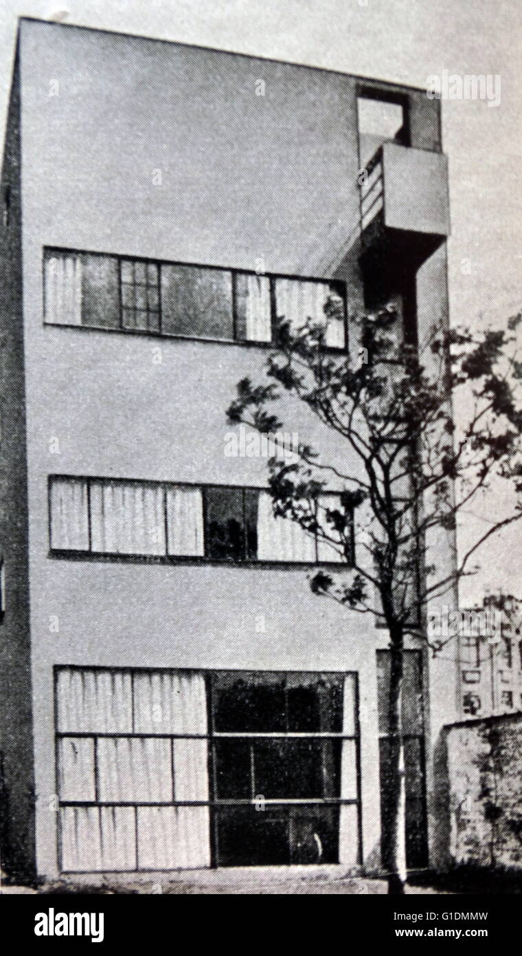 Stampa fotografica di un 1920s house ad Anversa, in Belgio. In data xx secolo Foto Stock