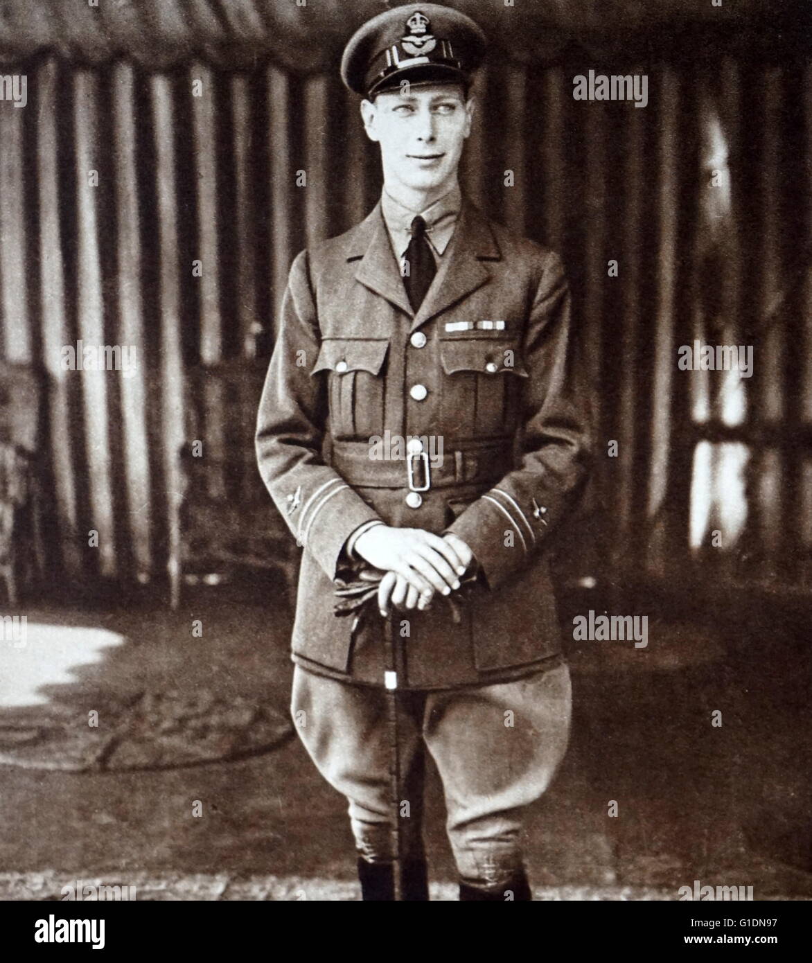 Fotografia di Prince Albert Frederick Arthur George (1895-1952) in uniforme. In data xx secolo Foto Stock