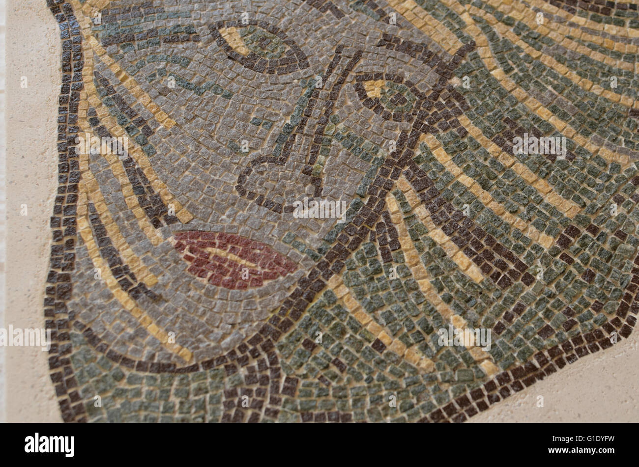 Il greco copie antiche e moderne opere d'arte del mosaico realizzato per gli amici Foto Stock