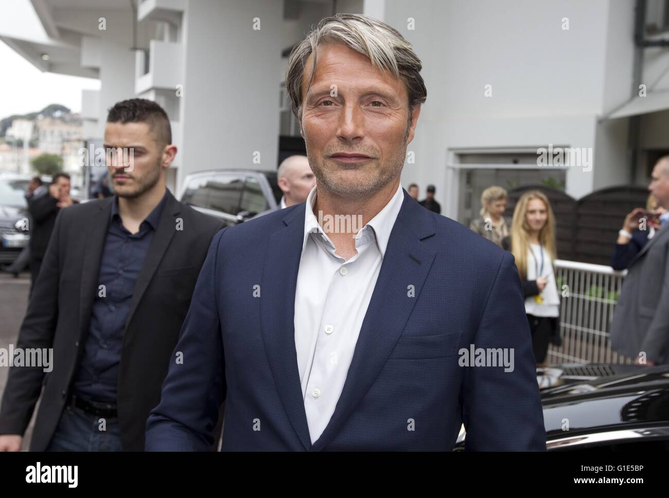 Cannes, Francia - 11 Maggio 2016: Cannes Film Festival membro della giuria e attore Mads Mikkelsen | Verwendung weltweit Foto Stock