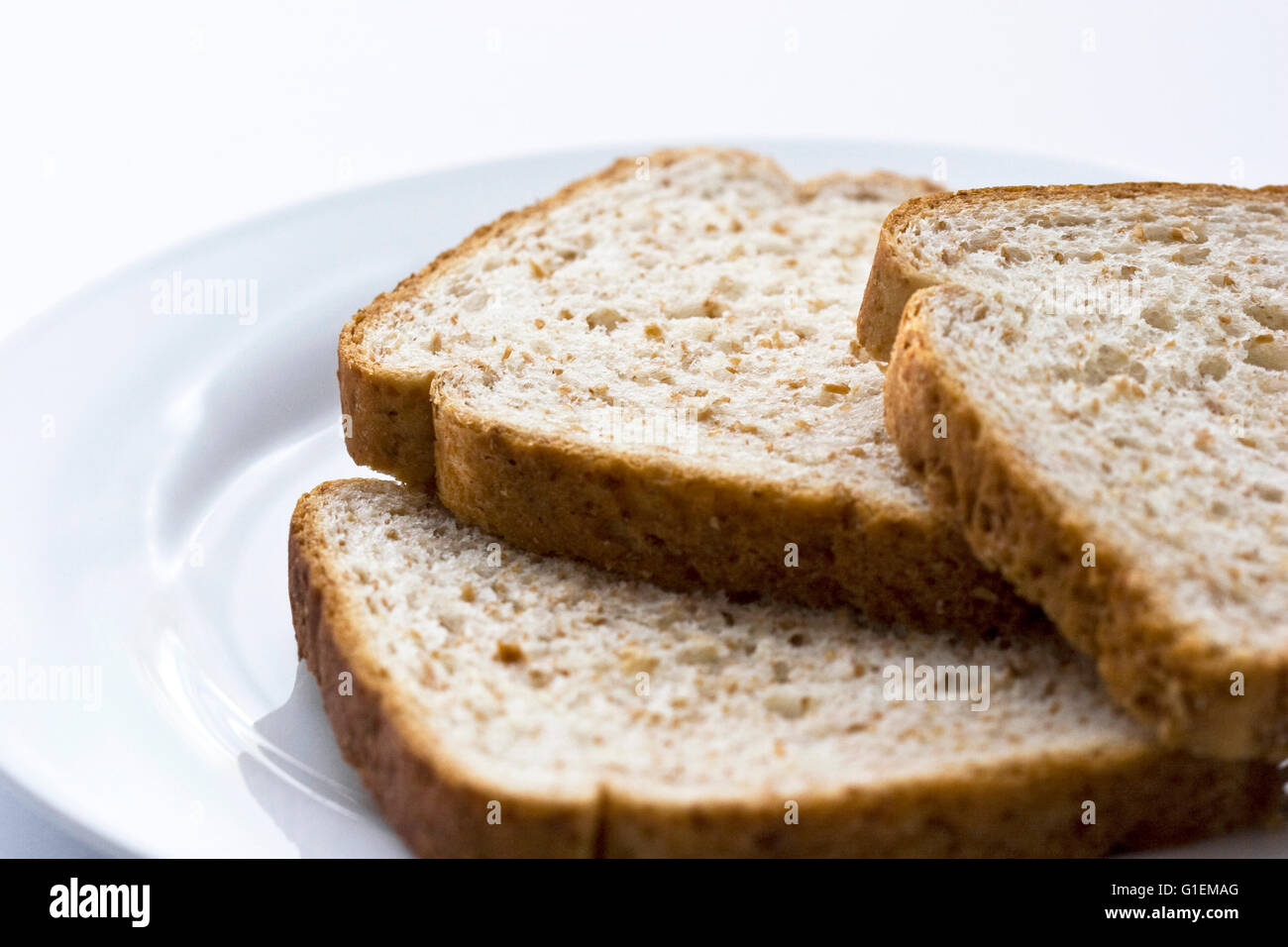 Fette di pane. Foto Stock