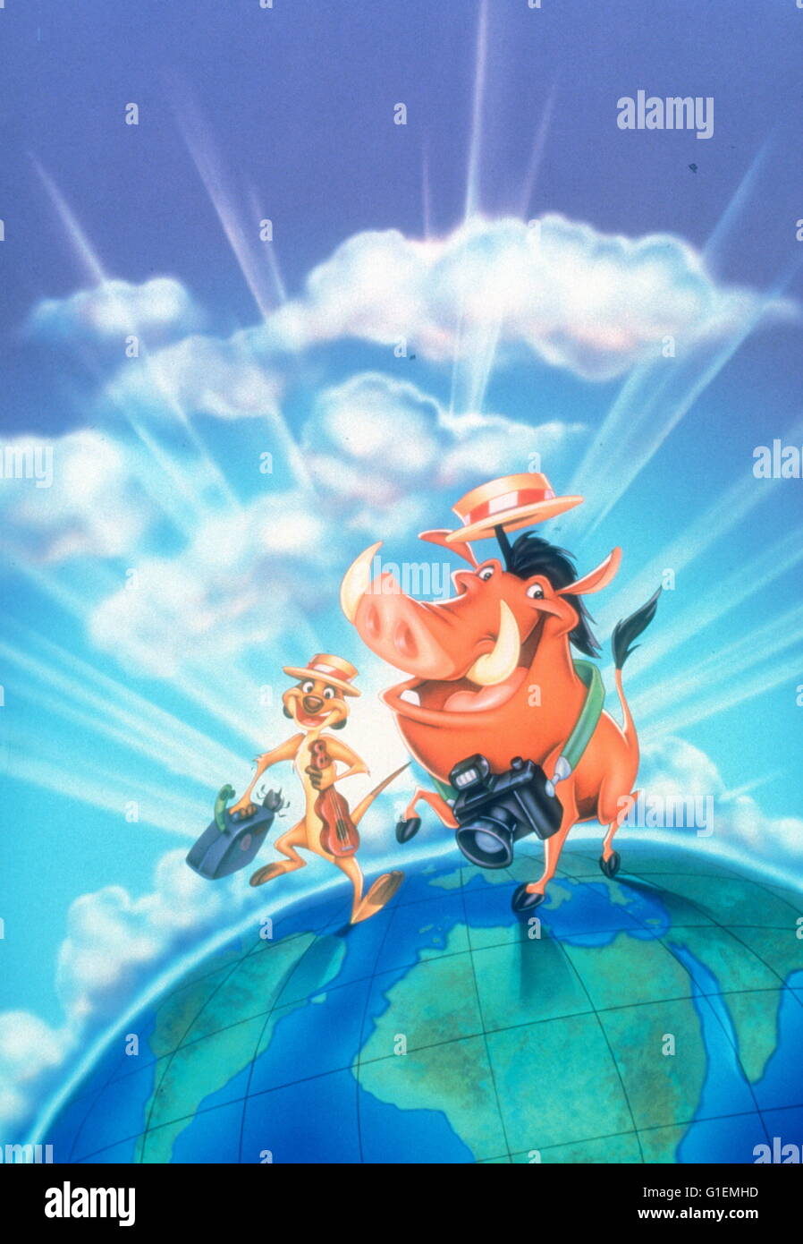 Disneys Abenteuer mit Timon und Pumbaa, Foto Stock