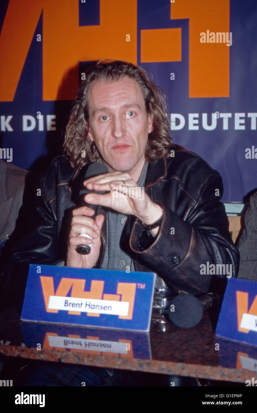 Musiksender VH-1 Deutschland: MTV-Geschäftsführer Brent Hansen, 1990er Jahre. Foto Stock