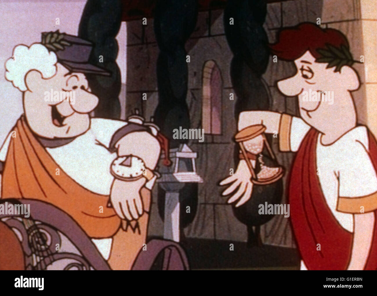 Il Roman Holidays, aka: Die verrückten vacanze, Zeichentrickserie, USA 1972, Gus Holiday (rechts) Foto Stock