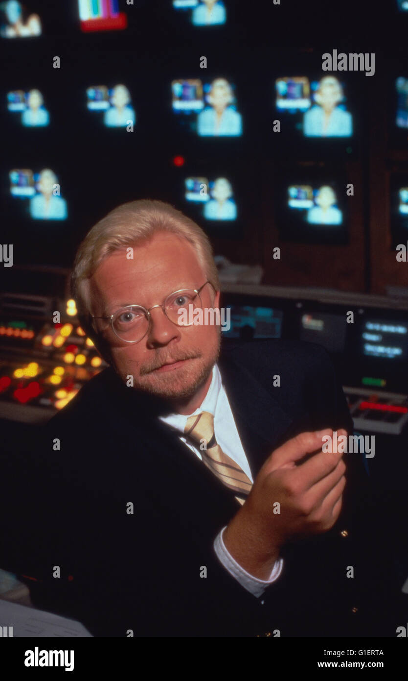 Michael Lindenau, moderatore beim Privatsender Pro7, Deutschland 1990er Jahre. Foto Stock