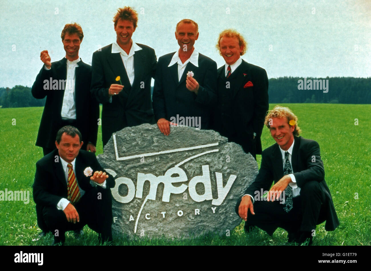 Commedia Fabbrica, Comedyserie, Deutschland 1996 - 1999, das Team Foto Stock