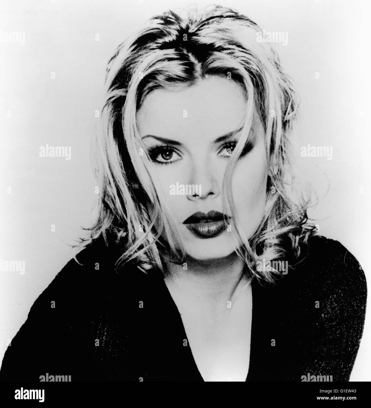 Die britische Popsängerin Kim Wilde, 1990er Jahre. British pop cantante Kim Wilde, 1990s. Foto Stock