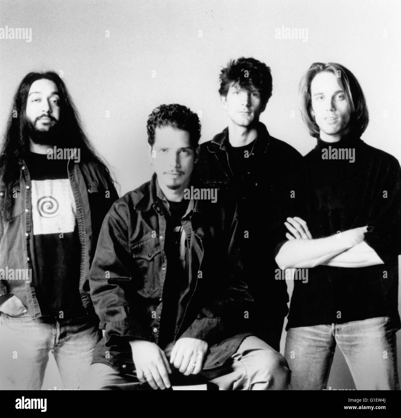 Die amerikanische Band Soundgarden, 1990er Jahre. Band statunitense Soundgarden, 1990s. Foto Stock